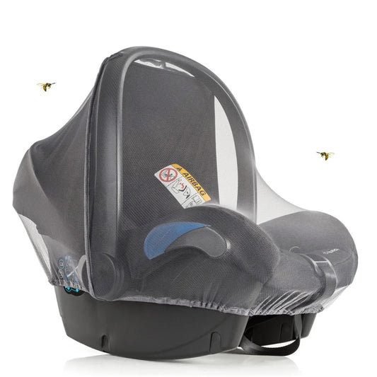 Zamboo Insektenschutz Babyschale, Moskitonetz für Baby Autositz Grau