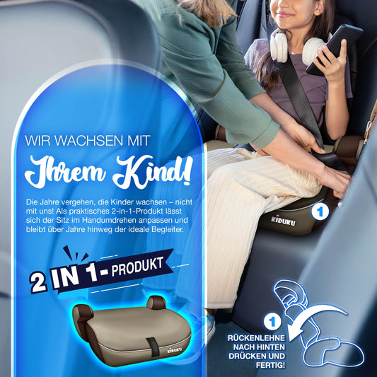 Kindersitz 9-36 kg, Autositz 1-12 Jahre Gruppe 1/2/3